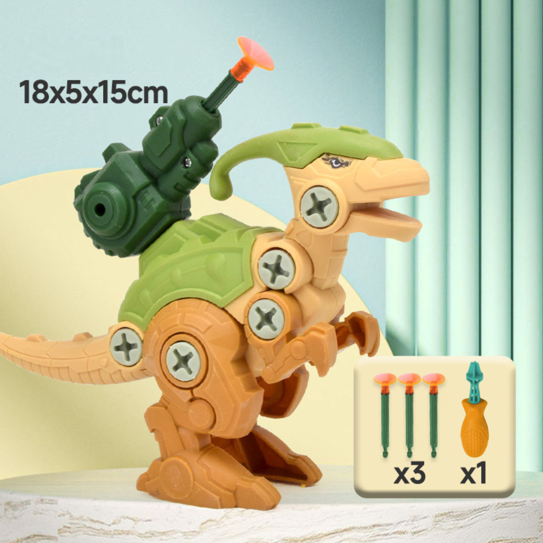 Dinosaurusschroeven Speelset met Zuignapkanon
