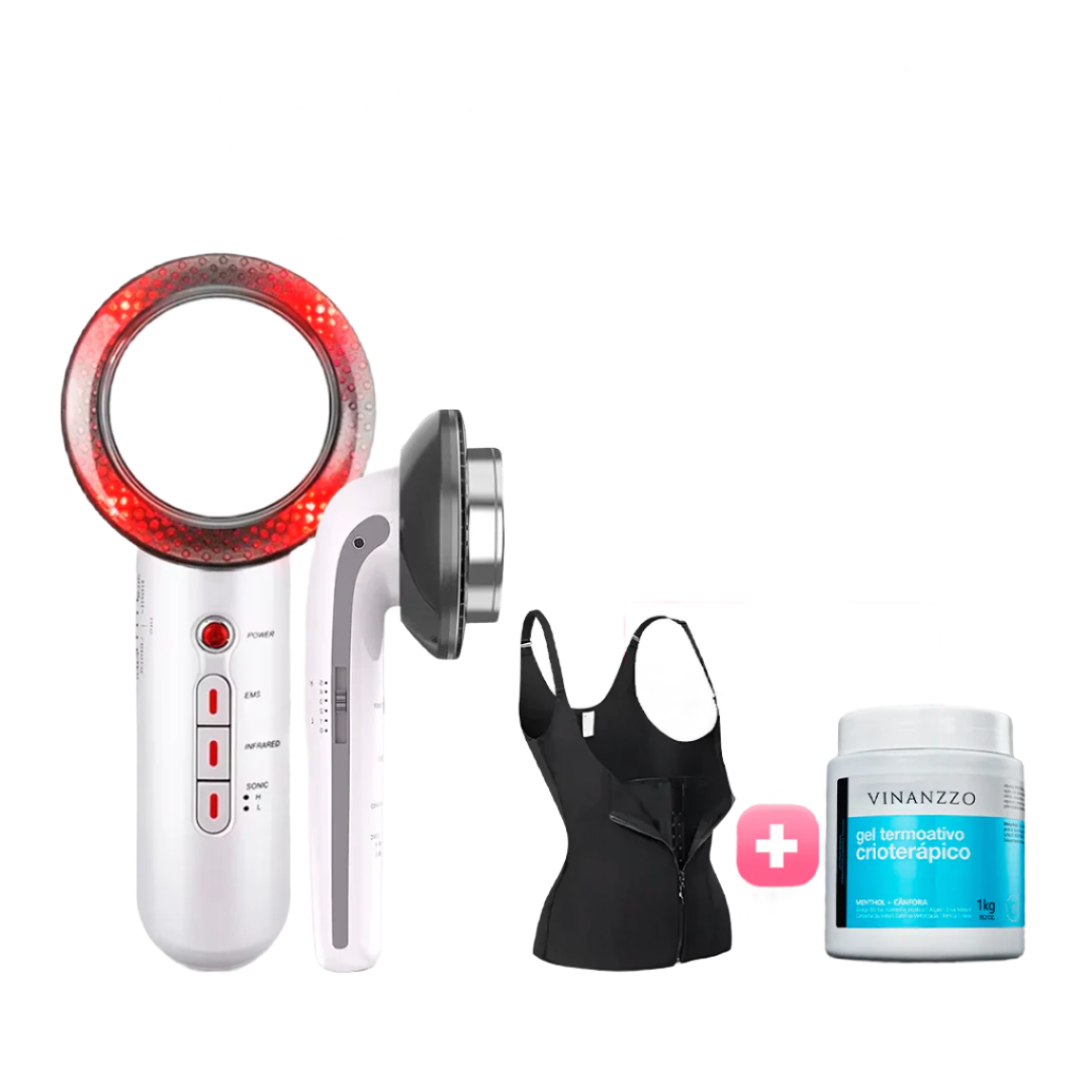 LuxeWave LipoCavi Therapie Set | Effectieve vetverbranding met luxe accessoires