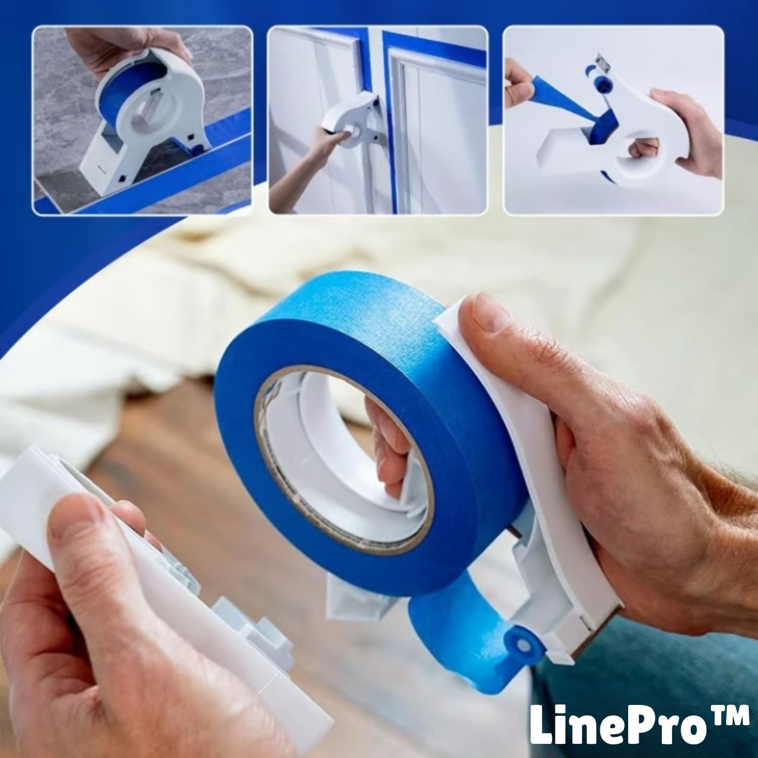 Kleurband | Schone kleurgrenzen | Voor muren & randen | LinePro