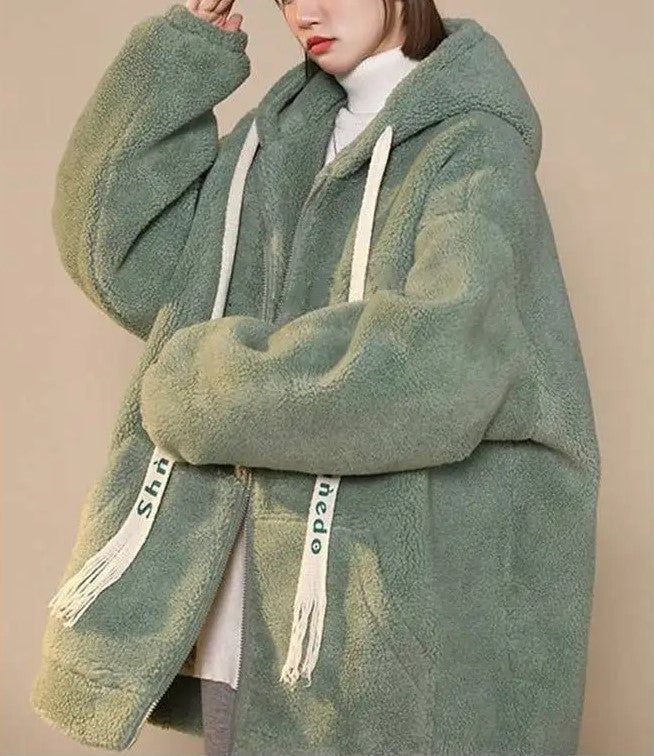 Oversized Dames Fleecevest met Capuchon – Zachte Pluche Hoodie