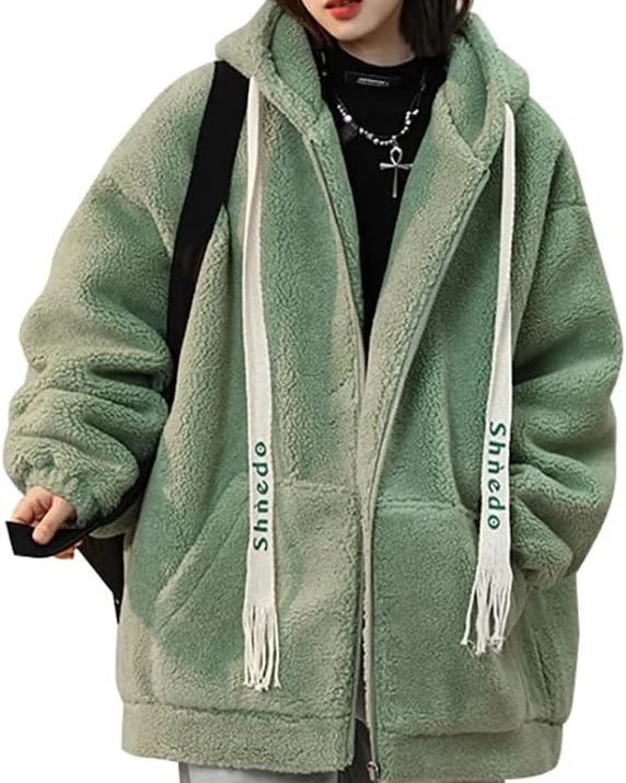 Oversized Dames Fleecevest met Capuchon – Zachte Pluche Hoodie