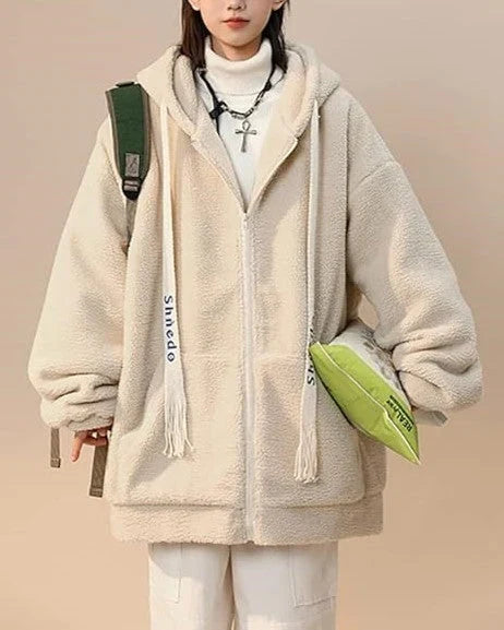 Oversized Dames Fleecevest met Capuchon – Zachte Pluche Hoodie
