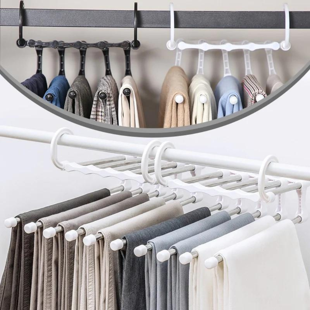Beperkte Korting - FoldPro™ Vouwbare 5-in-1 Kledinghanger | 50% KORTING ENKEL TIJDELIJK