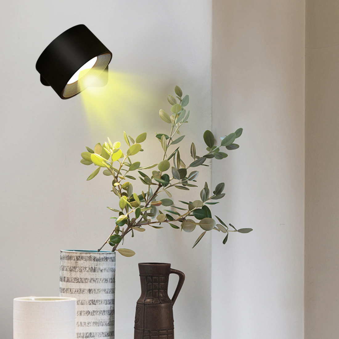 Flexilight | Draadloze Wandlamp met Touch en 360° Rotatie