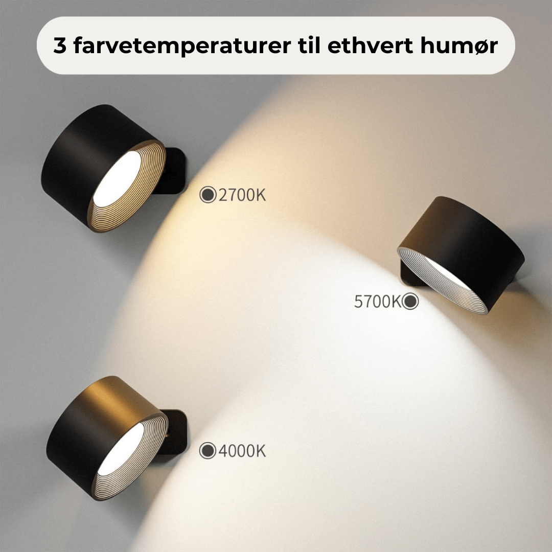 Flexilight | Draadloze Wandlamp met Touch en 360° Rotatie