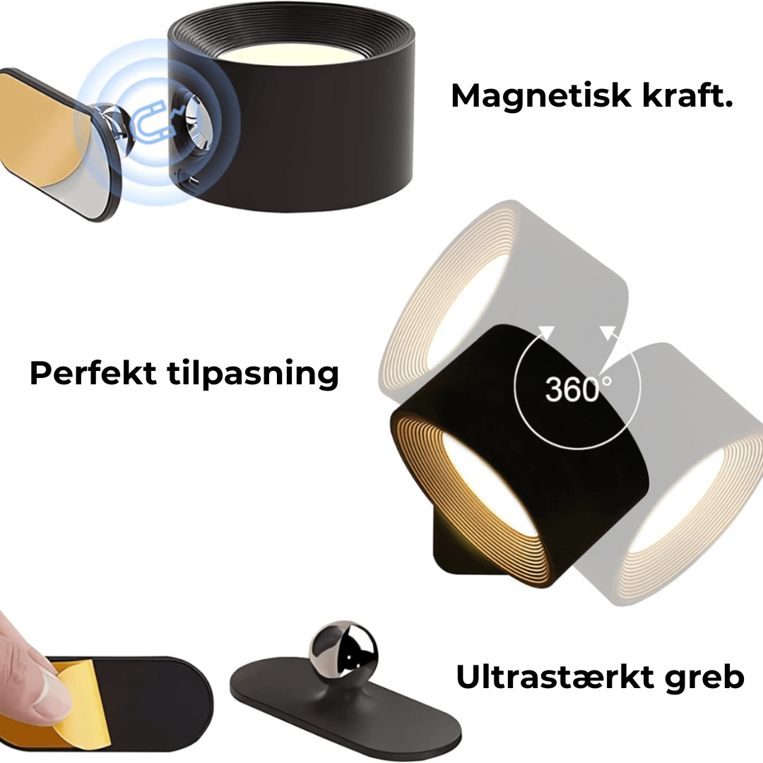 Flexilight Draadloze Wandlamp Touch 360 Rotatie