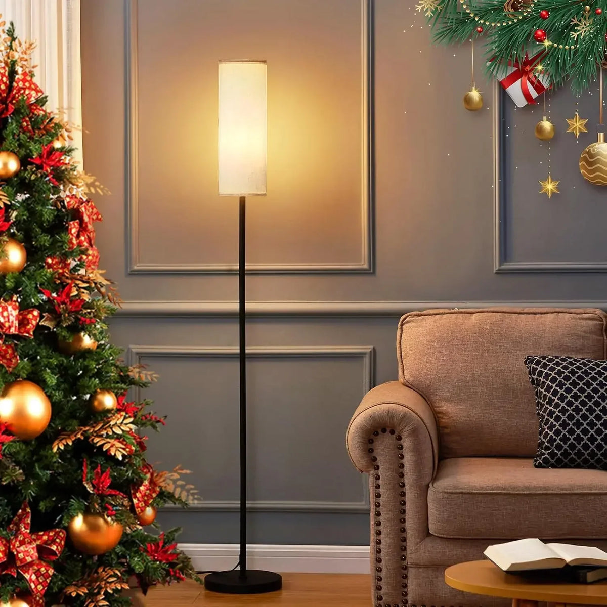 Moderne Cilindervormige Vloerlamp – Minimalistische Designlamp