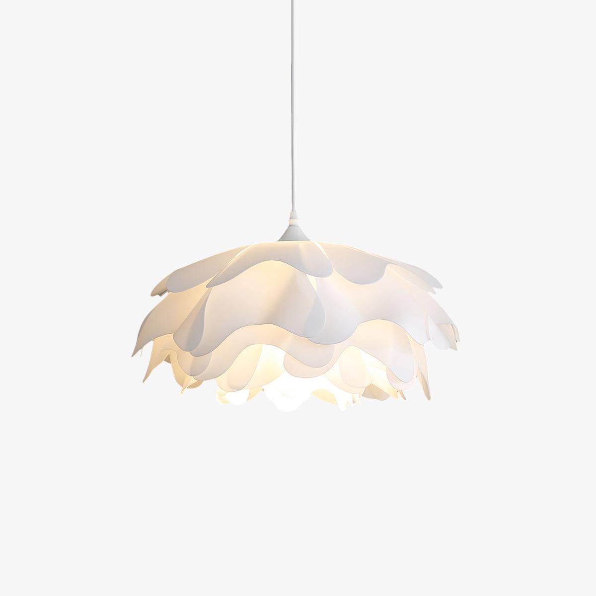 Bloemvormige Witte Hanglamp