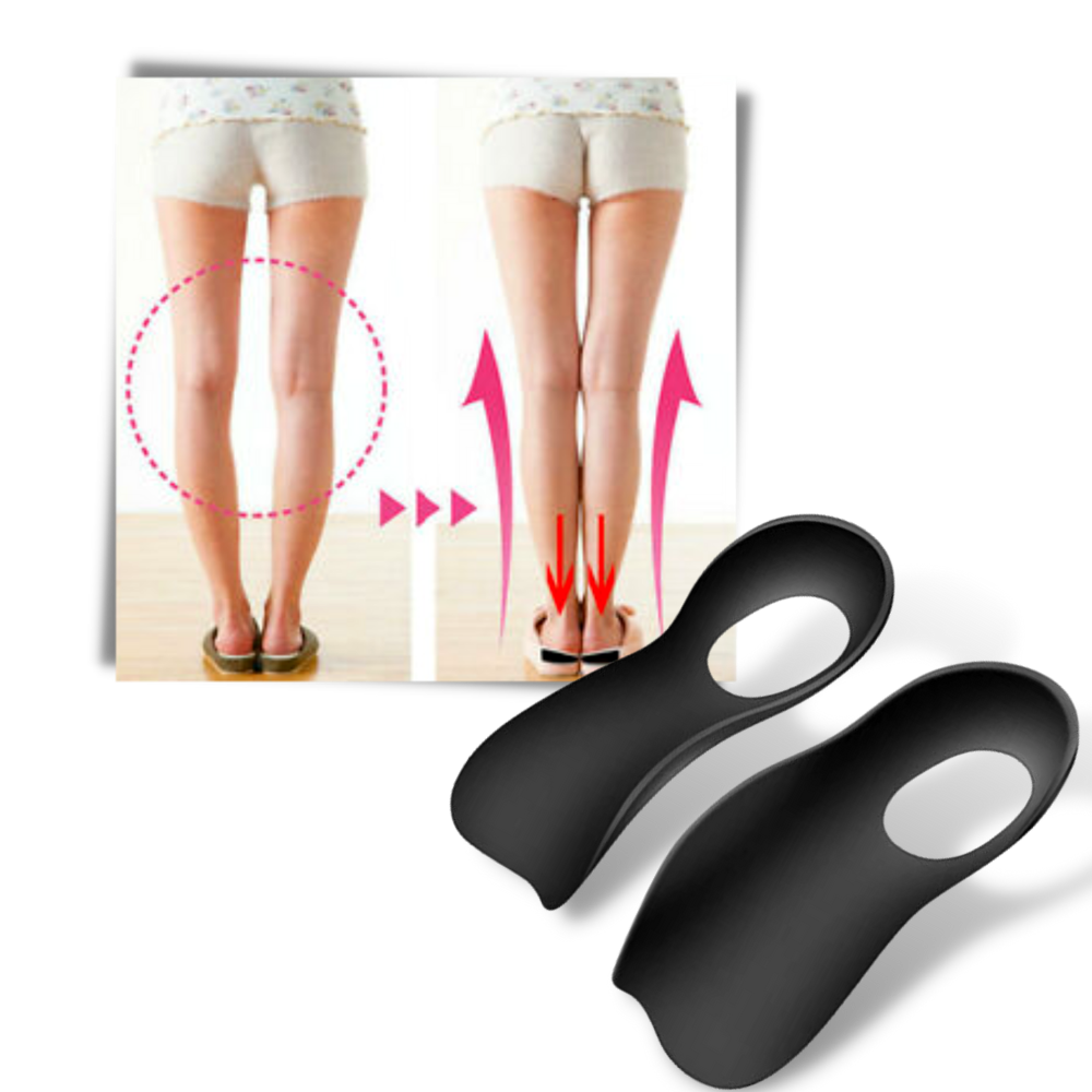 Orthopedische inlegzolen voor platte voeten