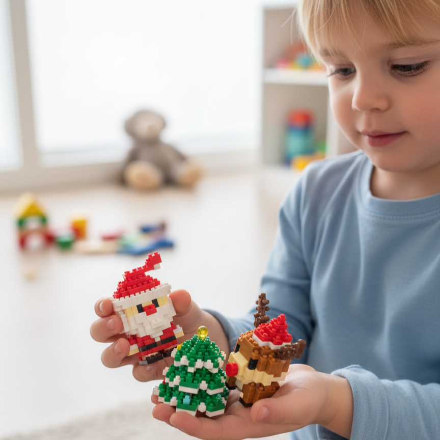 Kreatieve Bouwstenen Kerstfiguren - Plezier voor het hele gezin