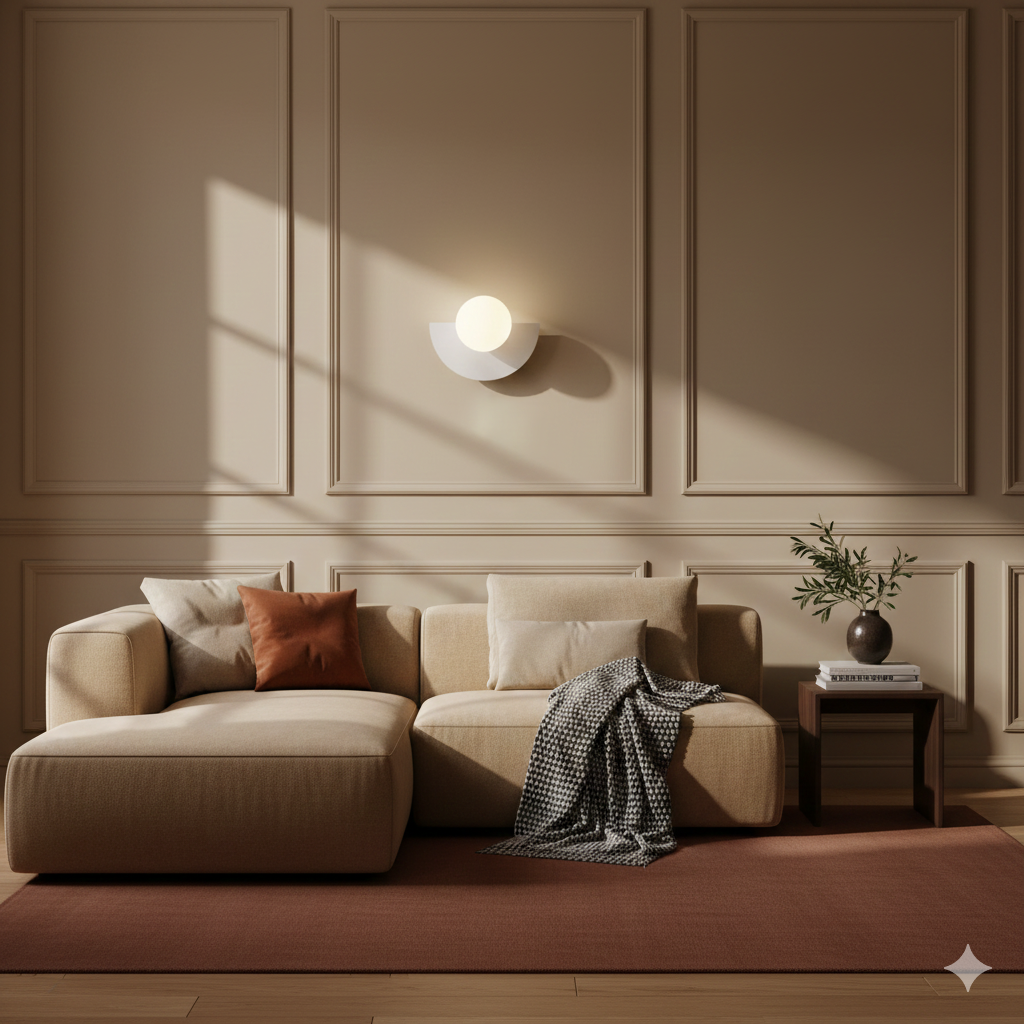 Moderner minimalistische glazen globe wandlamp LED 1-licht