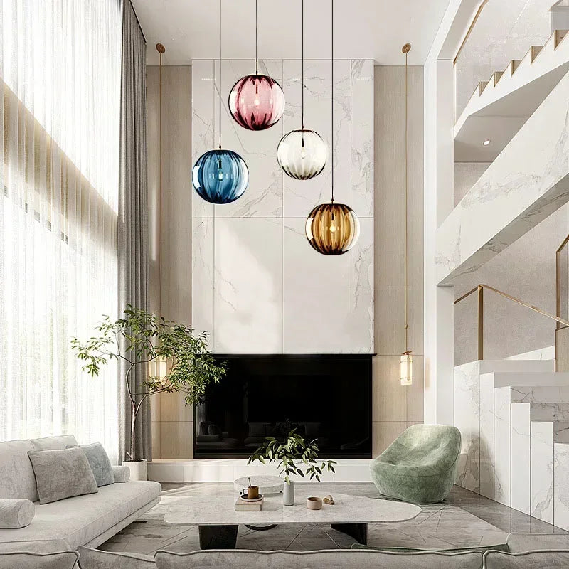 GlassOrb | Moderne plafondlamp van glas met geïntegreerde LED