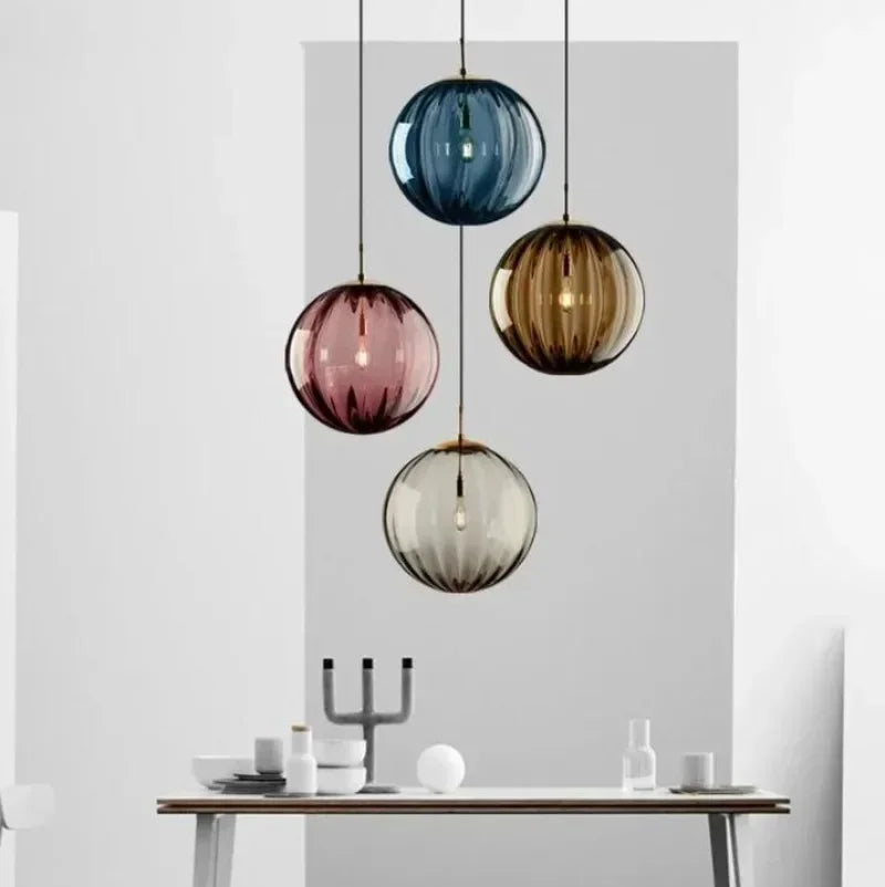 Moderne Glas Plafondlamp met Geïntegreerde LED Verlichting