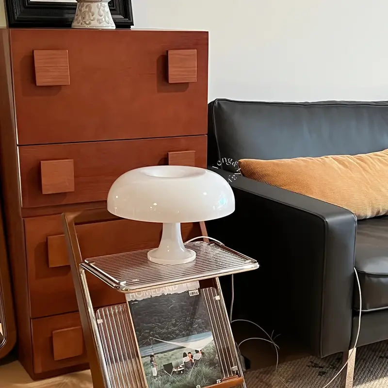 GlowSphere | Draagbare & Luxe Paddenstoel Tafellamp