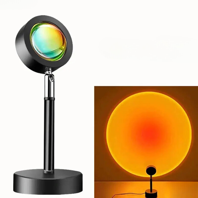 GoldenGleam | LED Projectorlamp met Zonsopgangseffect en Afstandsbediening