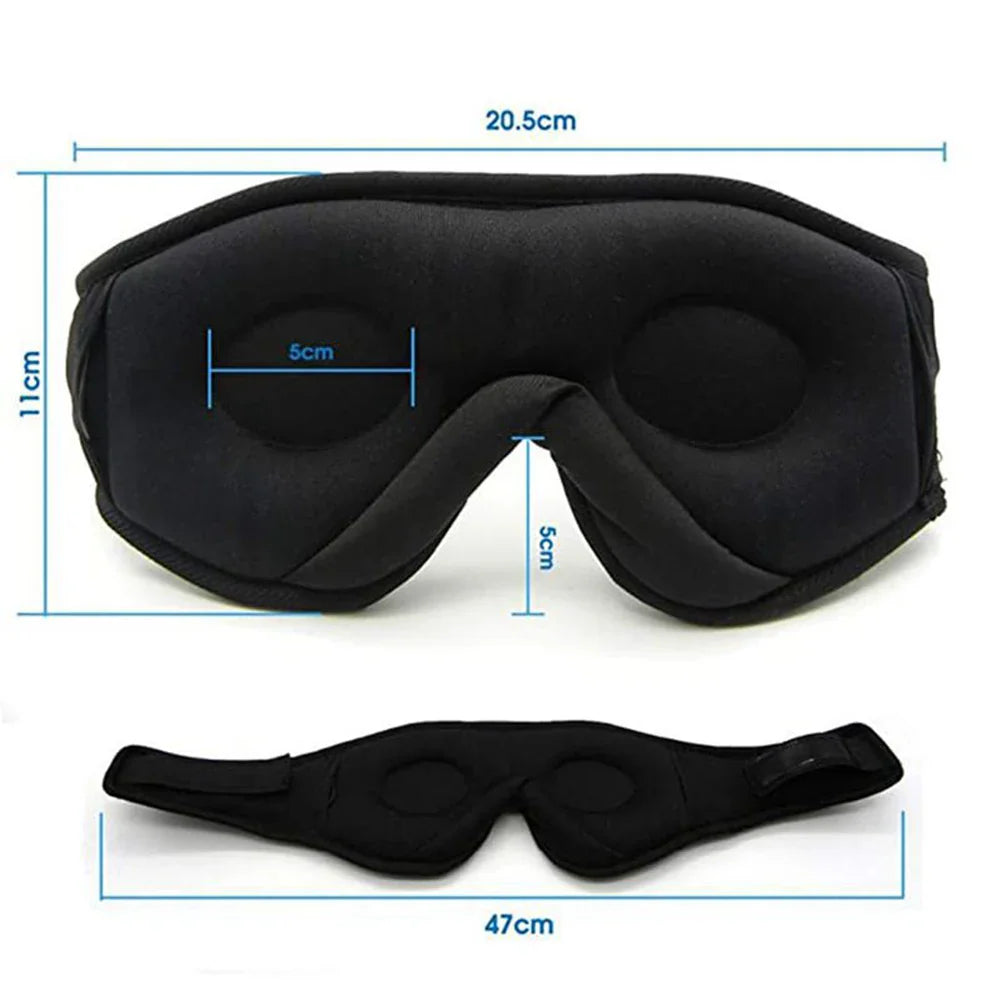 LuxeSlumber Bluetooth Slaapmasker | Geniet van HD Geluid voor Ononderbroken Rust