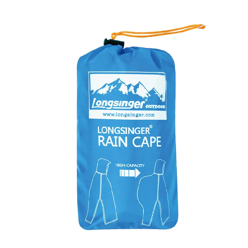 3-in-1 Draagbare Waterdichte Regenjas - Verstelbaar, Lichtgewicht en Herbruikbaar voor Mannen en Vrouwen, Ideaal voor Wandelen, Jagen en Klimmen