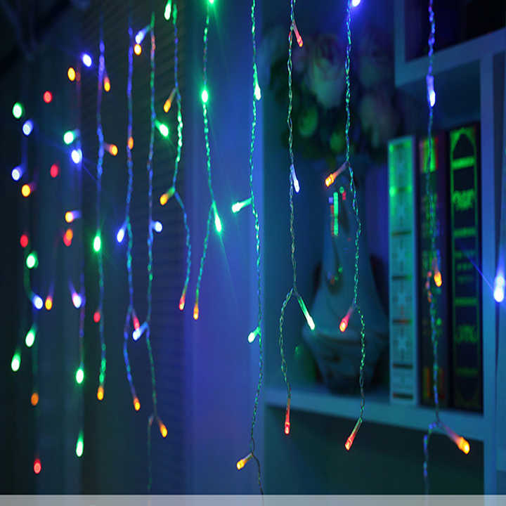 LED Kerstverlichting met IJspegels en Sterrenhemel – Lichtgordijn voor Buiten