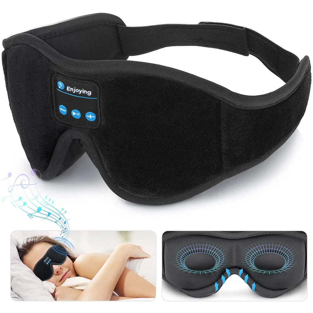 LuxeSlumber Bluetooth Slaapmasker | Geniet van HD Geluid voor Ononderbroken Rust