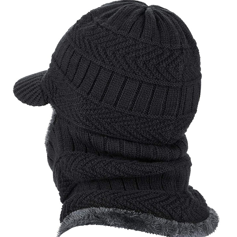 ThermoBalaclava ArcticShield – Warme gebreide unisex muts met volledige bescherming