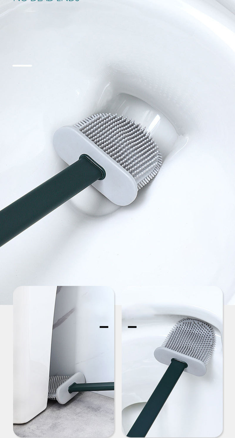 LuxClean Elite Siliconen Toiletborstel | Hygiënische en stijlvolle oplossing voor toiletonderhoud
