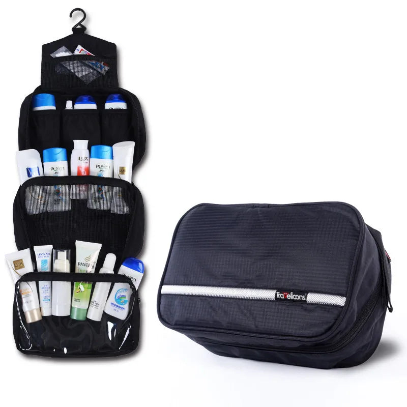 Travelior MaxPack Grote Waterdichte Toilettas voor Mannen & Vrouwen | Reis-Kosmetiktas | Robuust Ontwerp & Veel Opbergruimte