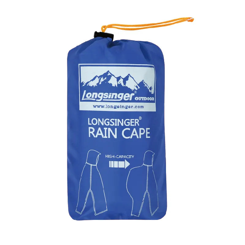 3-in-1 Draagbare Waterdichte Regenjas - Verstelbaar, Lichtgewicht en Herbruikbaar voor Mannen en Vrouwen, Ideaal voor Wandelen, Jagen en Klimmen