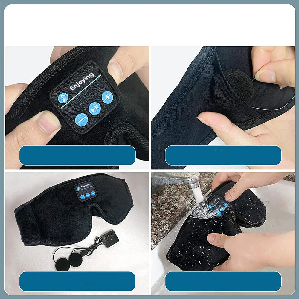 LuxeSlumber Bluetooth Slaapmasker | HD Geluid voor Ononderbroken Nachtrust