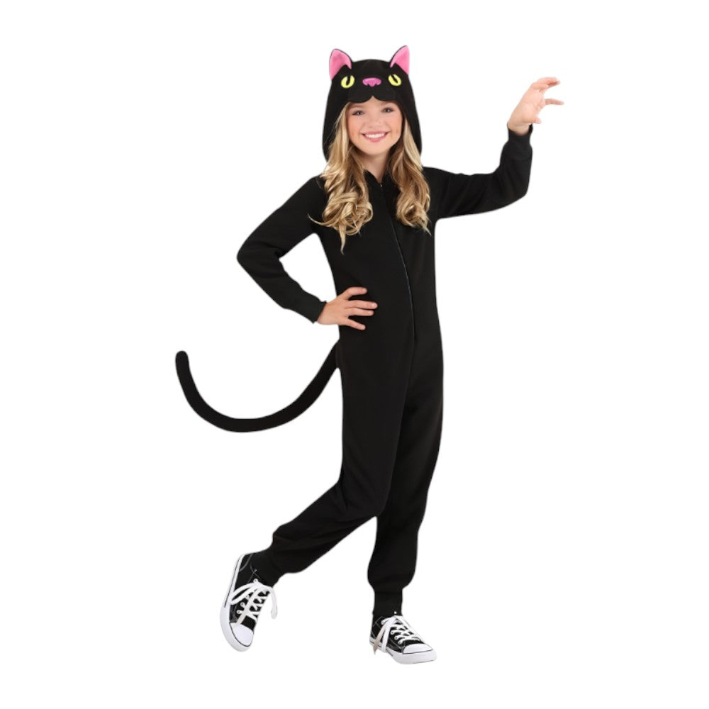 Halloween Kinderen Kat Kostuum Onesie