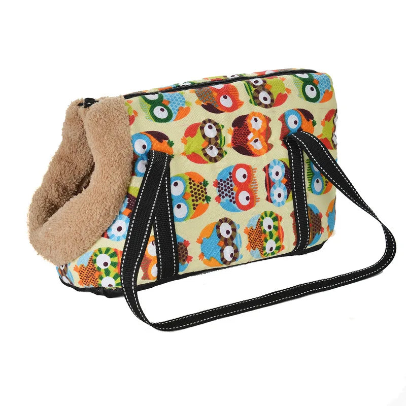 PawVoyager Klassieke Huisdier Draagtas | Zachte & Comfortabele Transporttas voor Honden & Katten | Outdoor Reiszak
