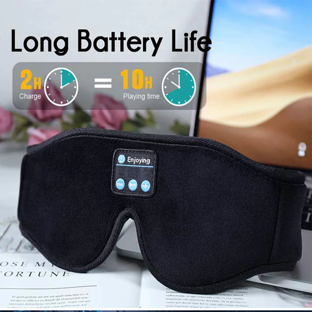 LuxeSlumber Bluetooth Slaapmasker | Geniet van HD Geluid voor Ononderbroken Rust