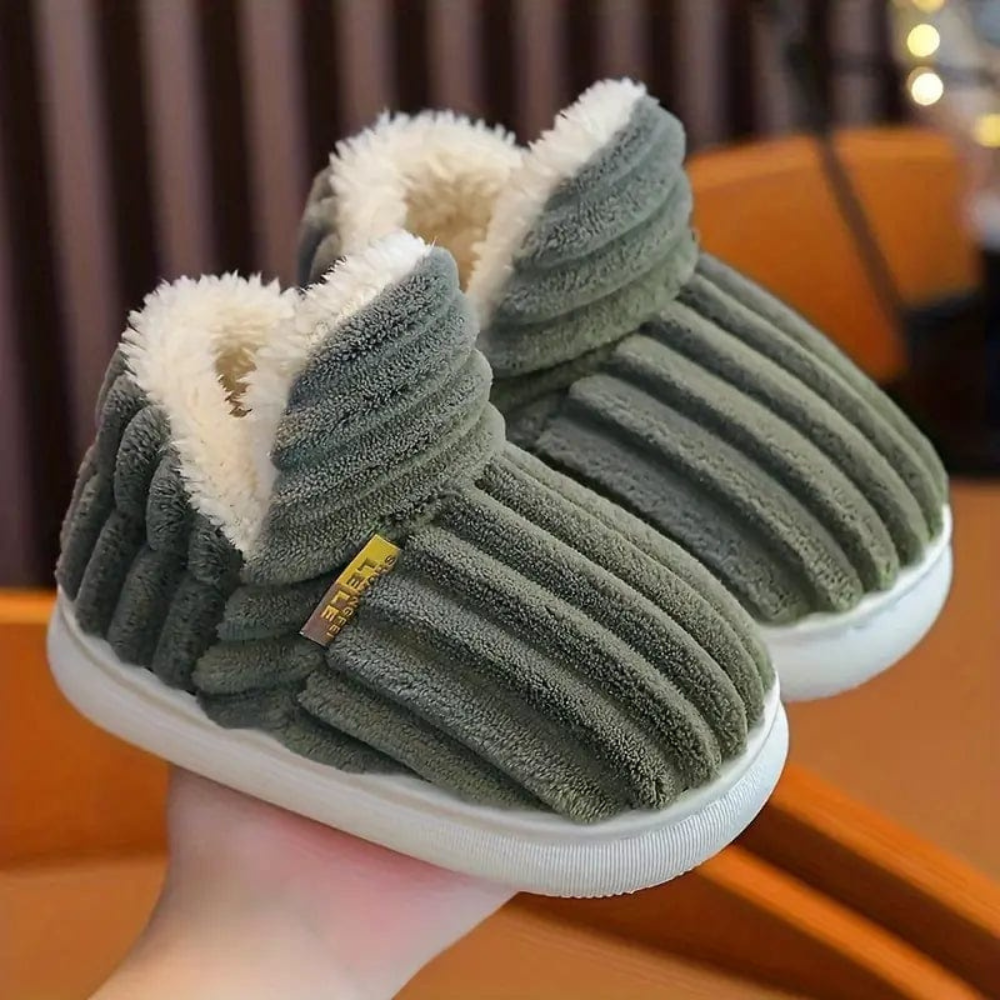 Unisex Huisschoenen Zachte Pluche Antislip Ergonomisch Ontwerp