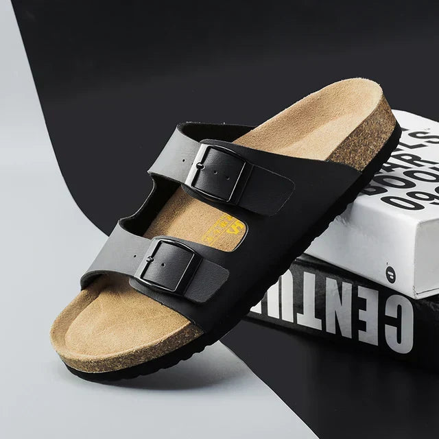 Zomer Heren Sandalen Leer Comfortabel en Stijlvol