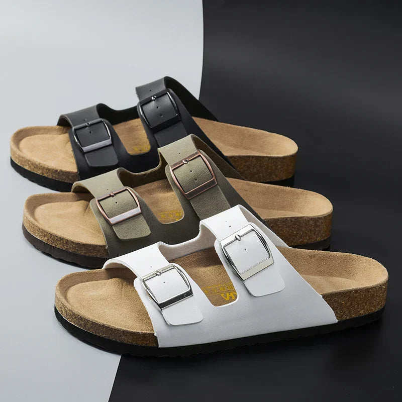 Zomer Heren Sandalen Leer Comfortabel en Stijlvol