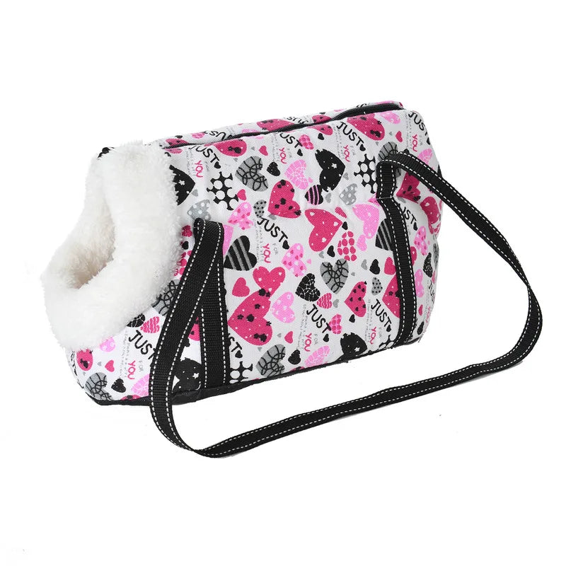 PawVoyager Klassieke Huisdier Draagtas | Zachte & Comfortabele Transporttas voor Honden & Katten | Outdoor Reiszak