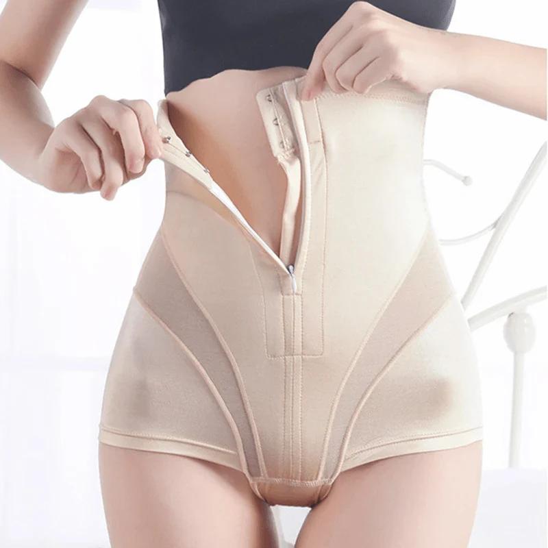 Postpartum Hoge Taille Buik Controle Broek Met Compressie & Ondersteuning