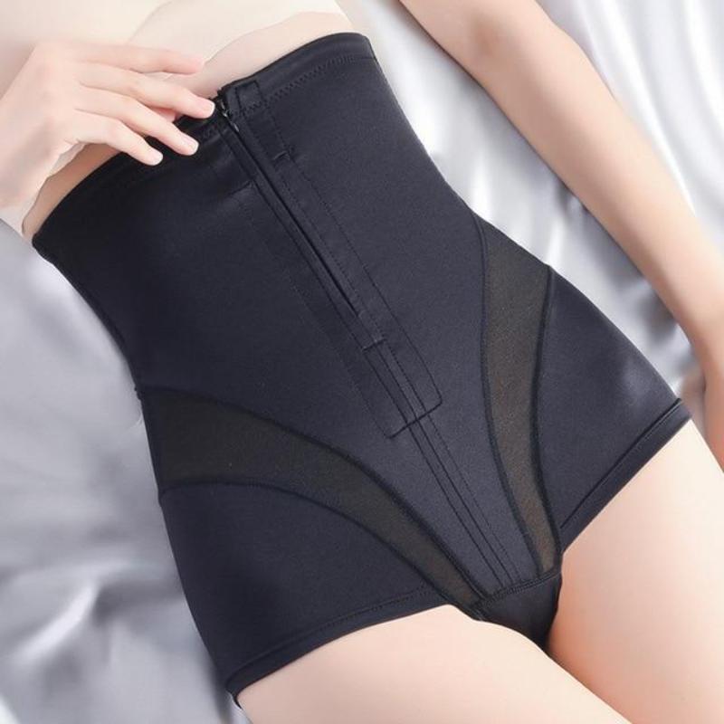 Postpartum Hoge Taille Buik Controle Broek Met Compressie & Ondersteuning