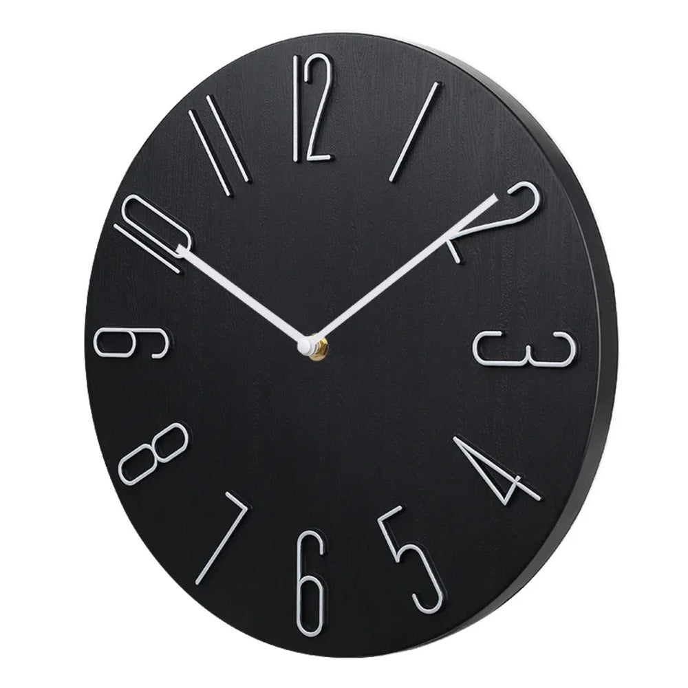 Silencio Moderne Stille Wandklok – Minimalistisch Design met Quartz-Uurwerk