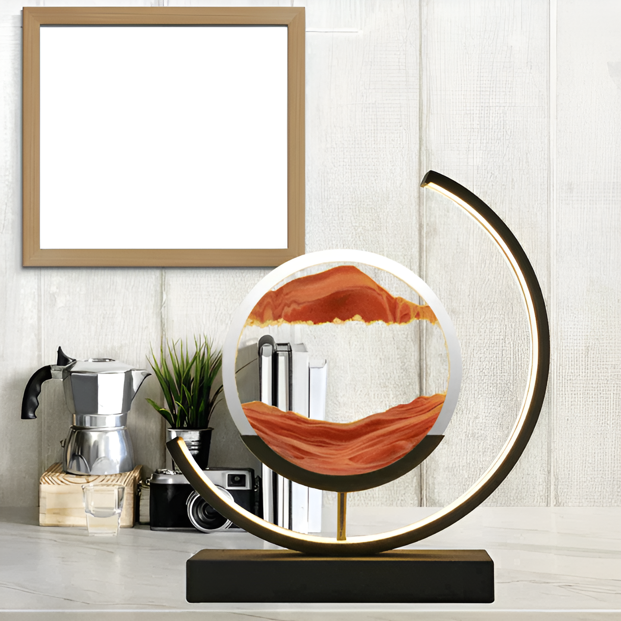 Sand Glow Zandlamp met Dimbare Afstandsbediening