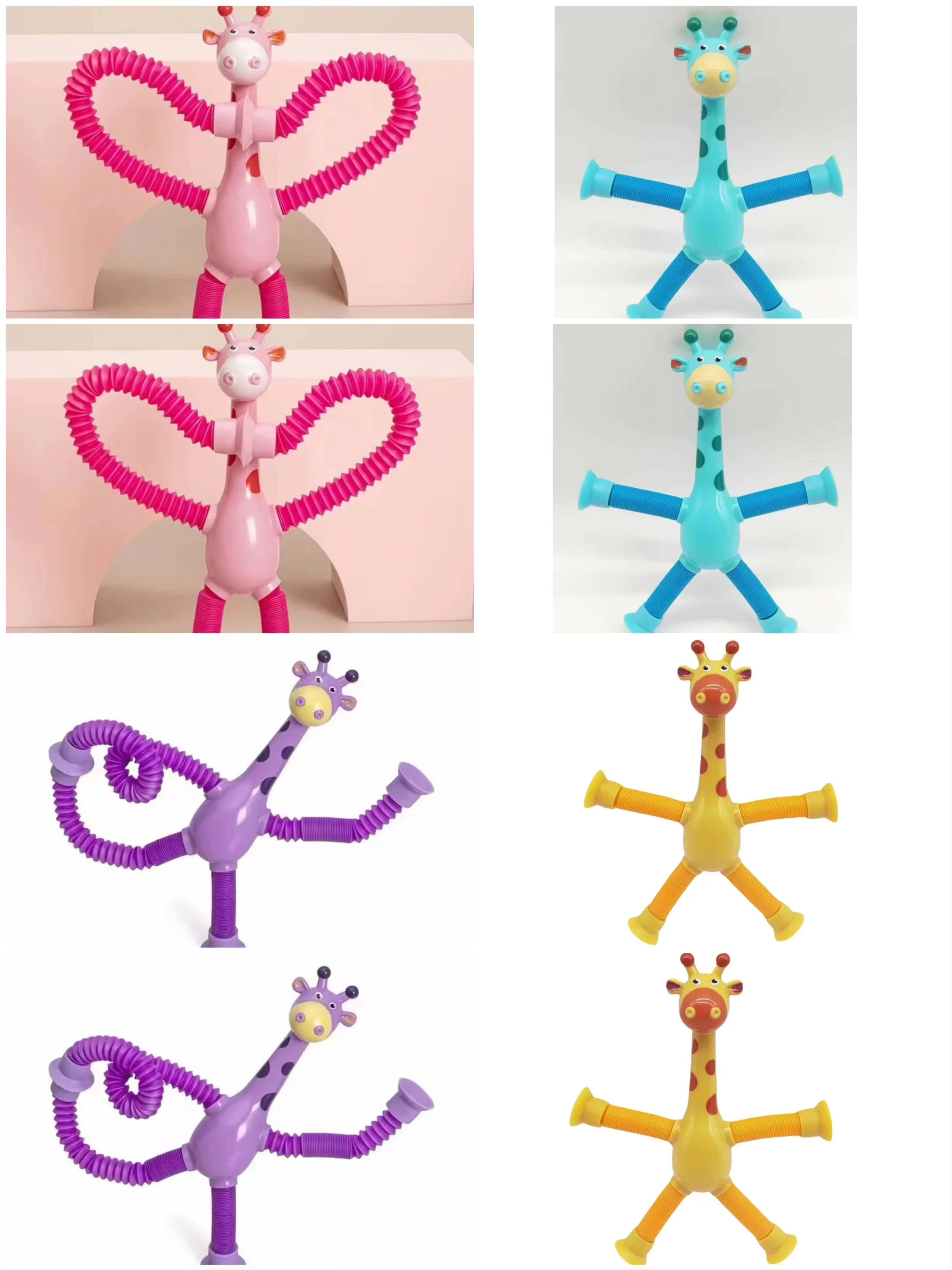 GiraffeStretch – Leuk Telescoop Zuig Speelgoed