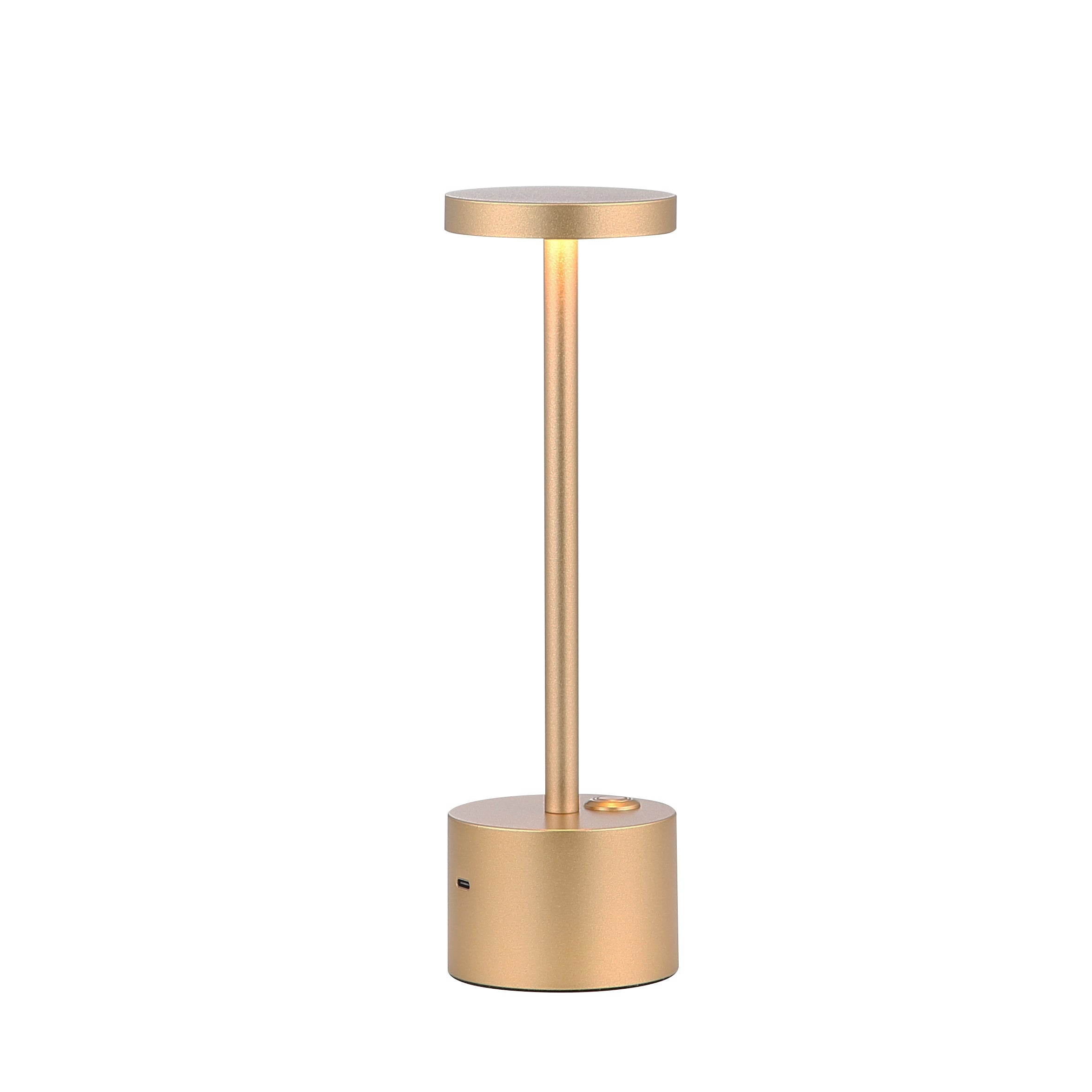 Bologna Mini LED Draadloze Tafellamp Messing