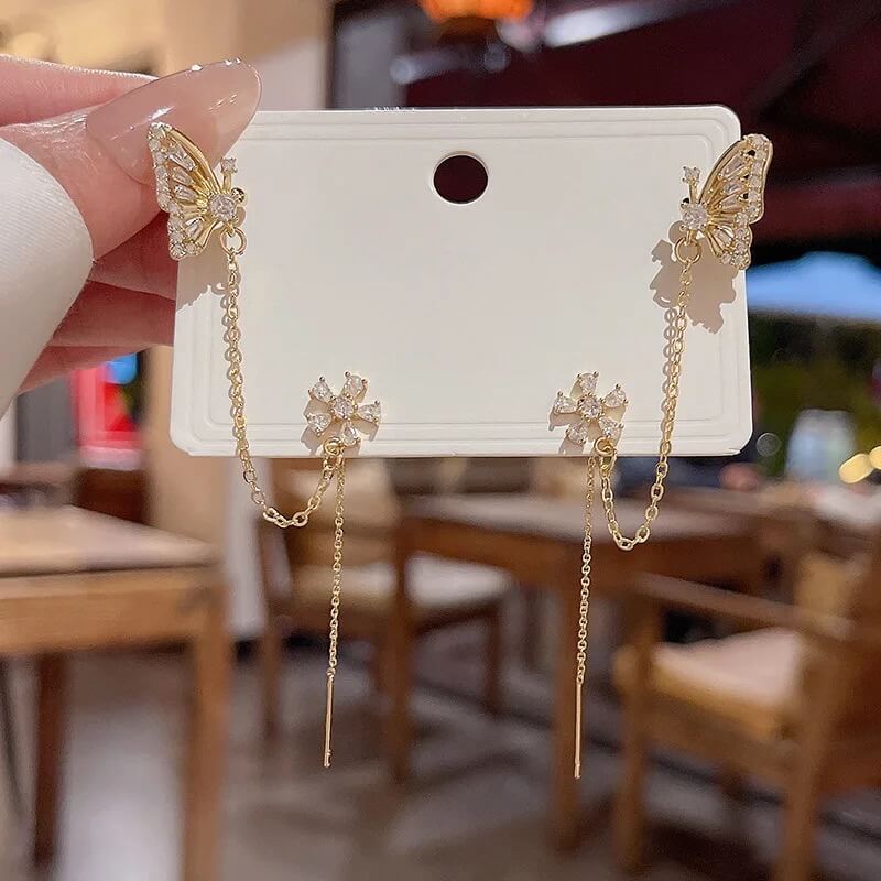 Vlinder Oorbel | Geduld, vertrouwen en besef dat alles tot bloei komt