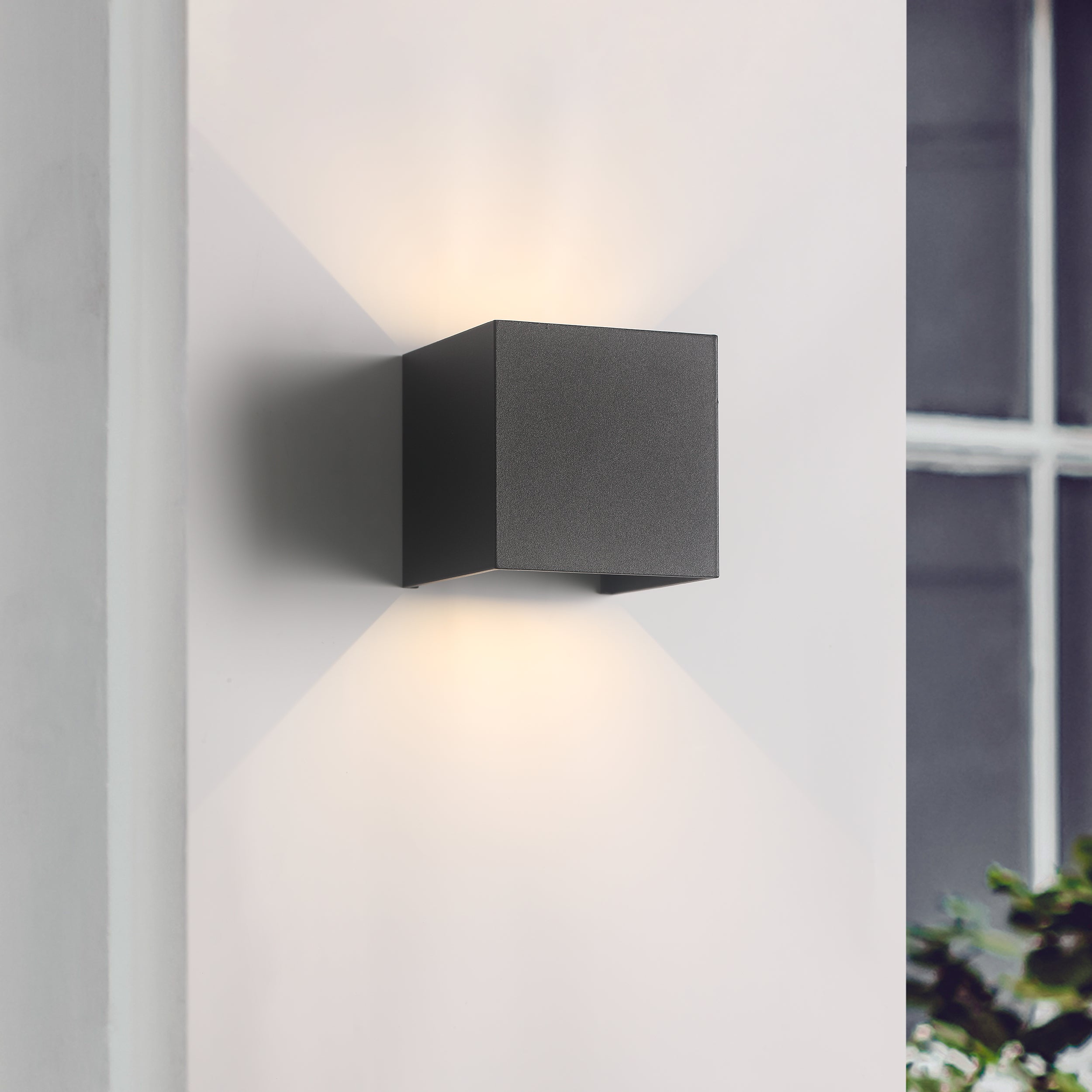 LED Wandlamp 6W Buiten Zwart
