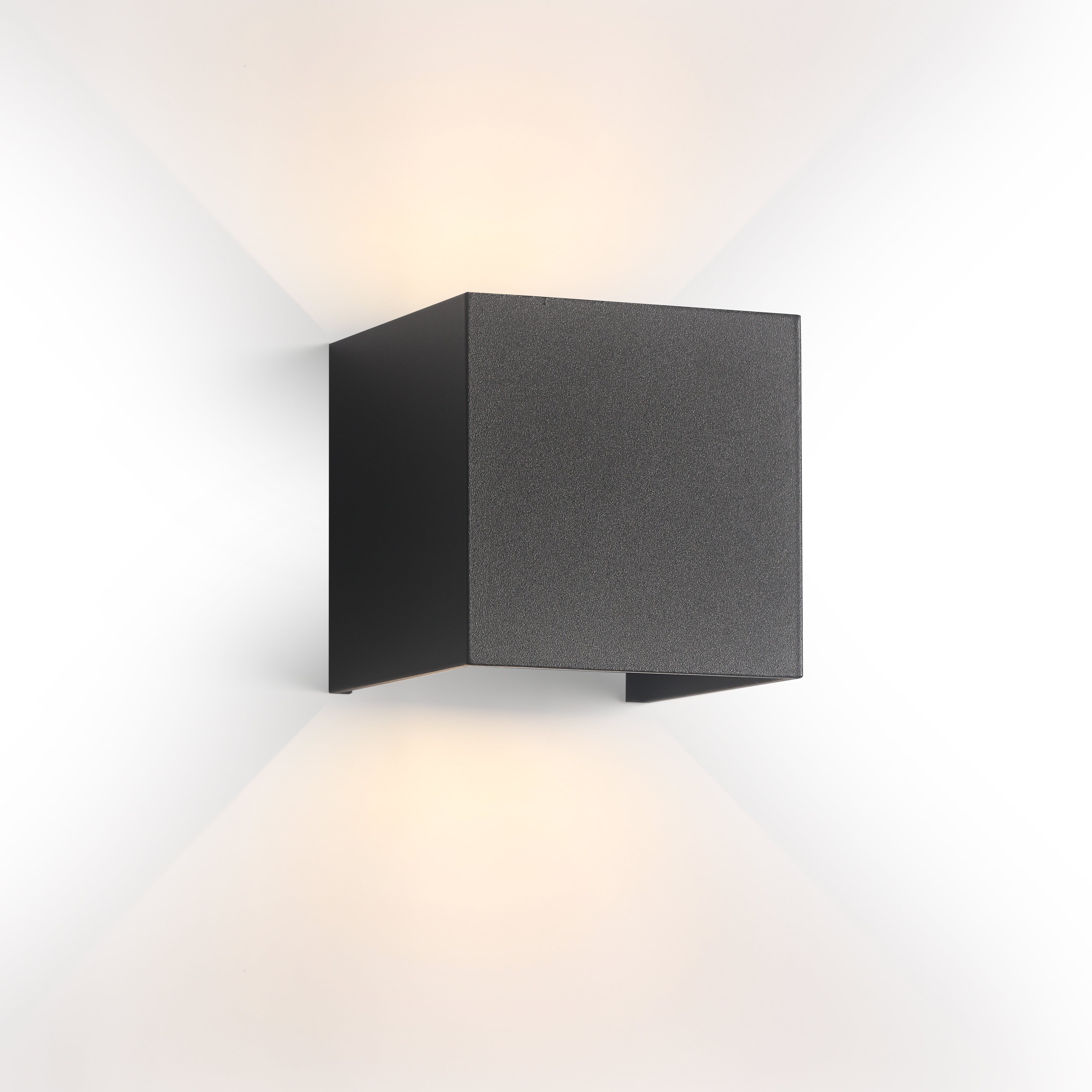 LED Wandlamp 6W Buiten Zwart