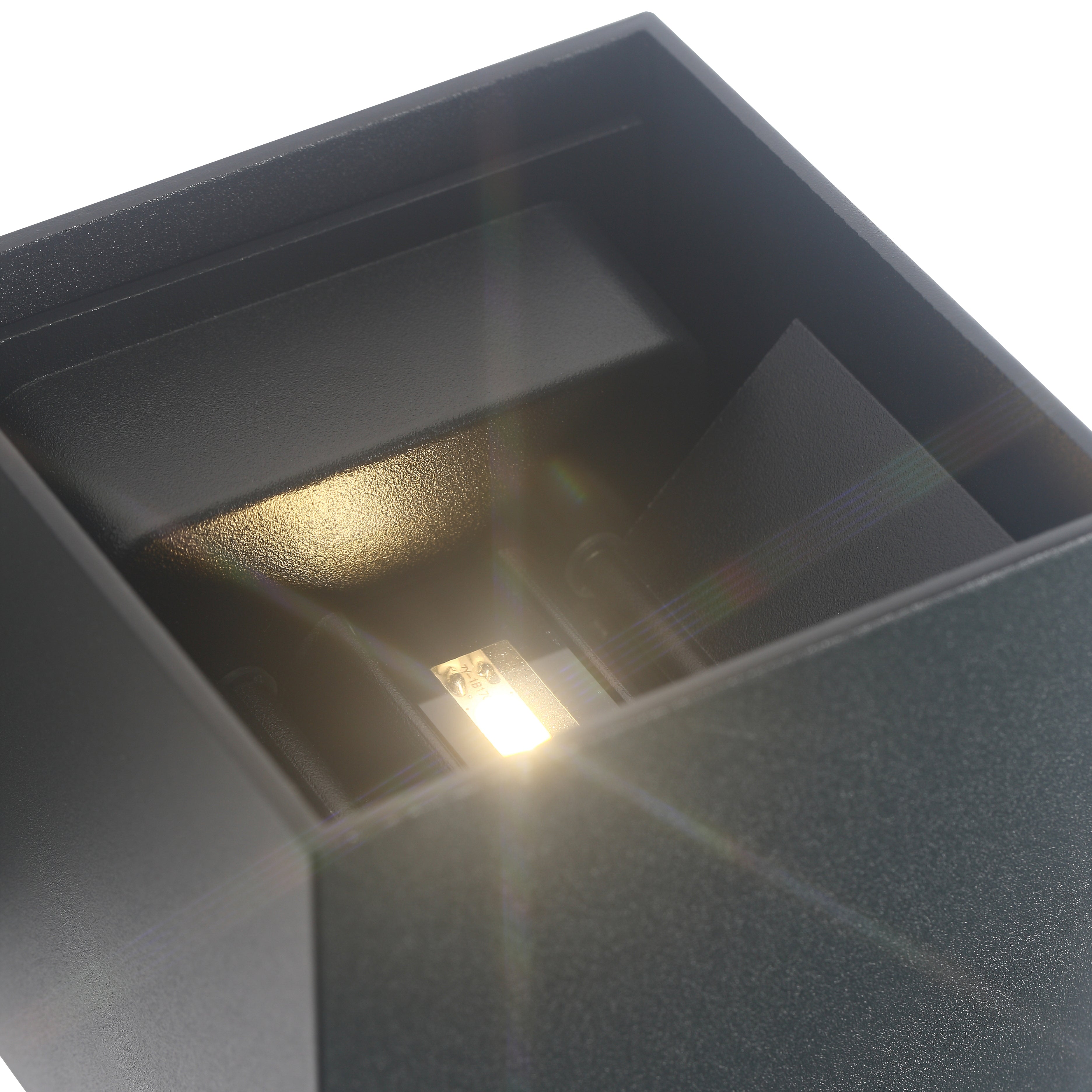 LED Wandlamp 6W Buiten Zwart