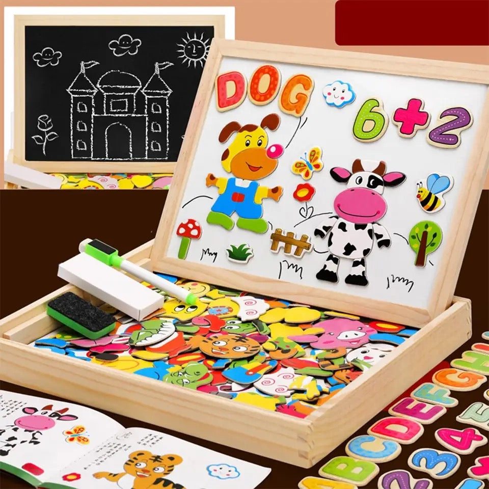 Montessori 2-in-1 Tekenbord voor Kinderen