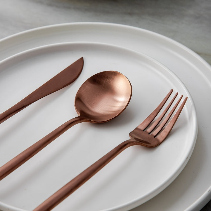 Minimalistisch Roestvrij Staal Bestek Elegante Eenvoud