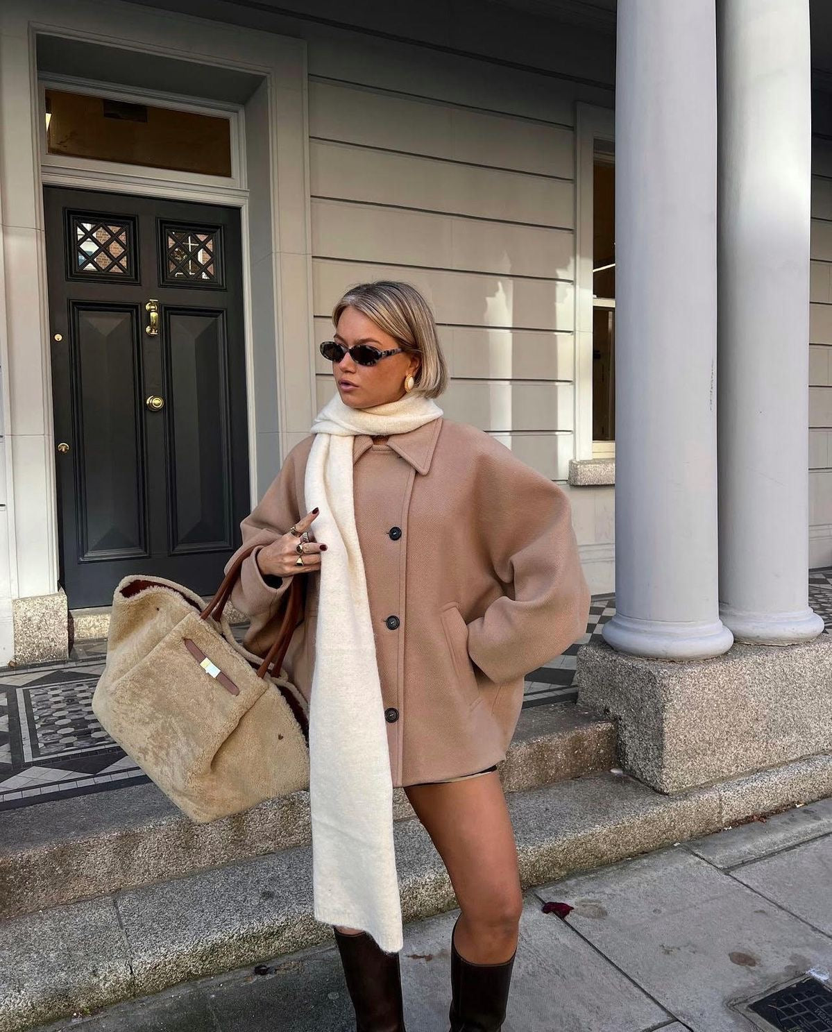 Jazzy | Oversized Wollen Mantel voor Stijlvolle Winterlooks