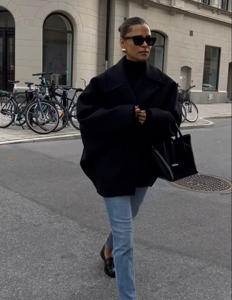 Jazzy | Oversized Wollen Mantel voor Stijlvolle Winterlooks
