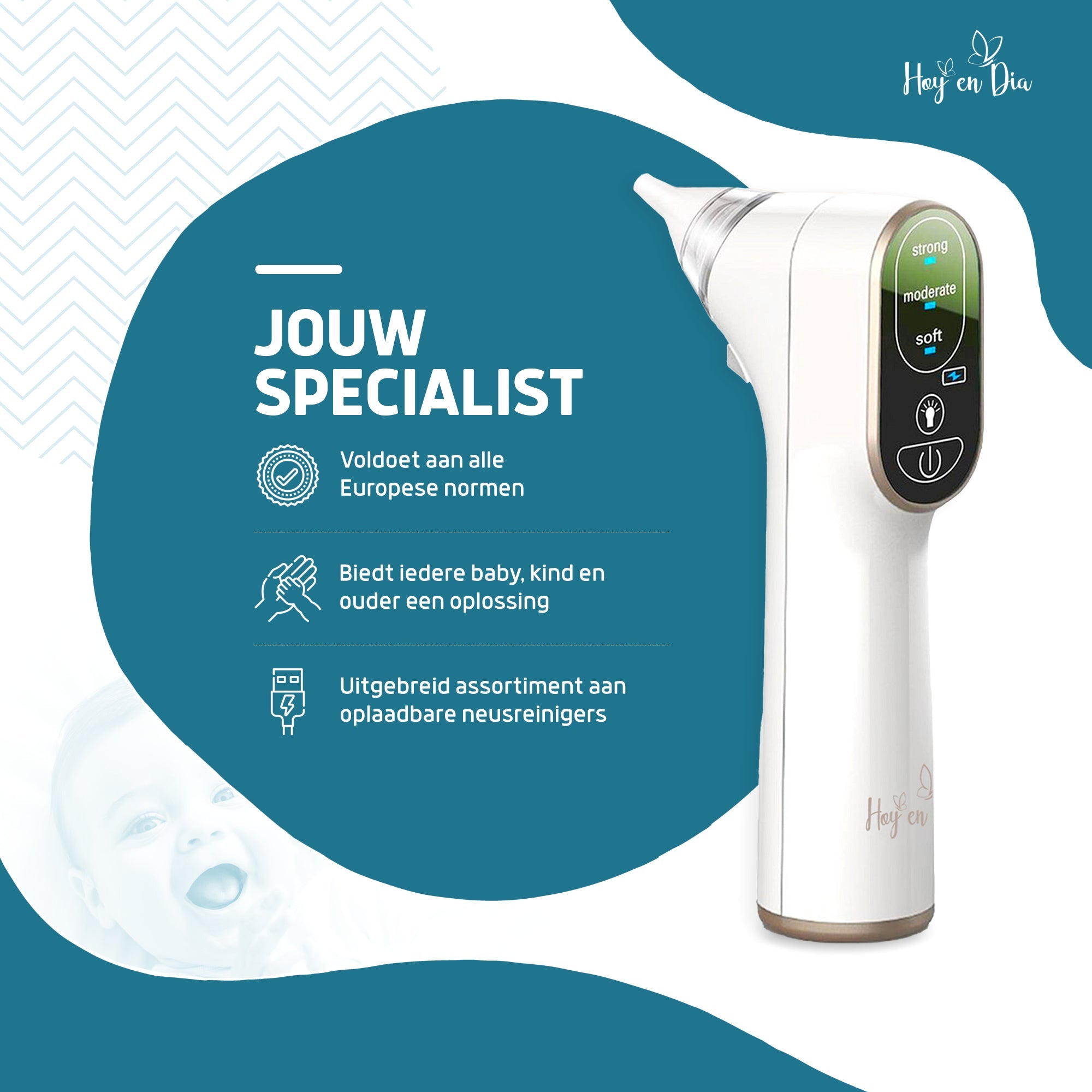 ClearTinyNose | Neusafzuiger voor baby's